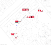 Map of closure at Caroline Gardens