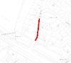 Map of closure at Birrell Gardens