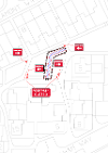 Map of footpath closure on Graham Way