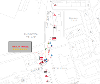Map of suspension on Village Lane